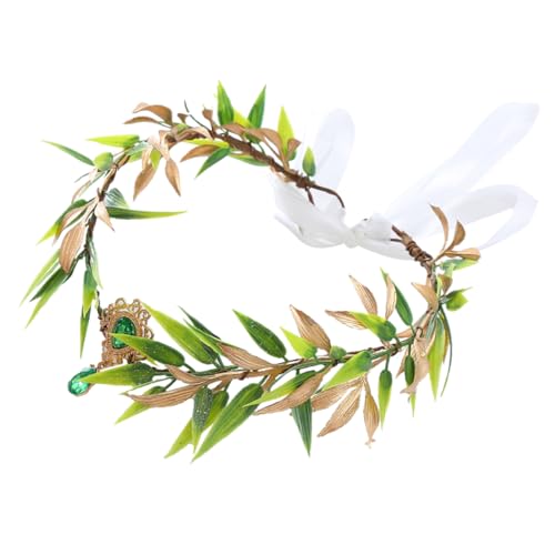 FRCOLOR Simulation Stirnband Hochzeitskopfschmuck Blattkrone Cosplay Stirnband Blatthaarbänder Brautkopfschmuck Plastikkronen Erwachsene Jungen von FRCOLOR