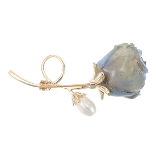 FRCOLOR Blaue Rosenbrosche Damen Schmuck Pin Kunstvolles Design Hautfreundliches Material Leichtes Reiseaccessoire für Anzug Pullover Schal Stilvolle Kleidung für Arbeit Reisen FRCOLOR Blaue Rosenbrosche Damen Schmuck Pin Kunstvolles Design Hautfreundliches Material Leichtes Reiseaccessoire für Anzug Pullover Schal Stilvolle Kleidung für Arbeit Reisen von FRCOLOR