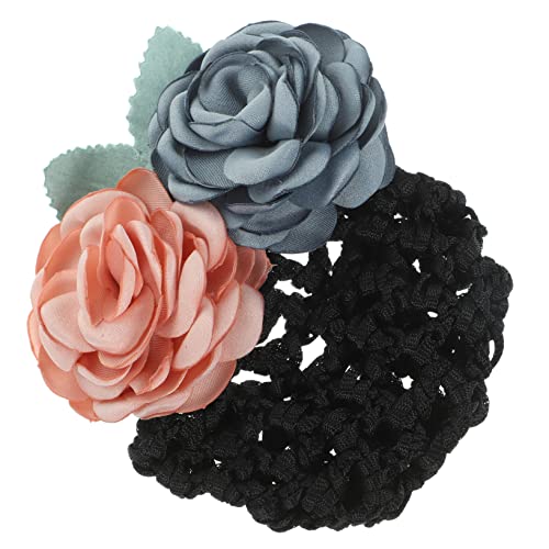 FRCOLOR Haarnetz Haarknotennetz Netz-dutt-abdeckung Blumen-design Haarspange Sanftes Material Haarnetz Für Frauen von FRCOLOR