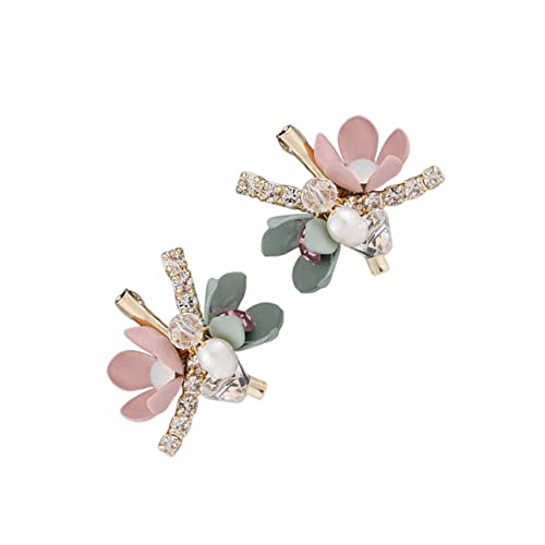 FRCOLOR Blumen Ohrstecker Damen Blüten Design Handgefertigt Modisch Temperament Ohrschmuck Für Party Valentinstag Geburtstag Alltag von FRCOLOR