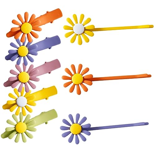 FRCOLOR 10-teiliges Haarspangen-set Mit Blumen Modische Haarnadel Für Mädchen Bequem Einzigartiges Design Für Modefänger Zufälliger Stil von FRCOLOR