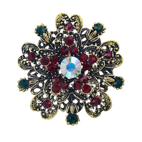 FRCOLOR Blumenbrosche Broschen Für Kleidung Strass-bruststift Pullover Broschen Blumenbruststift Blumencorsage Kleidung Corsage Retro-bruststift Dame Corsage Strasssteine von FRCOLOR