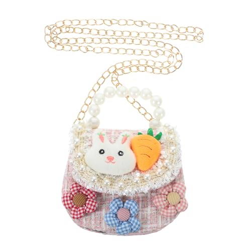 FRCOLOR Blumenhandtasche Für Mädchen Umhängetasche Aus Baumwoll-leinen Kleine Crossbody Geldbörse Modische Schultertasche Für Teenager von FRCOLOR