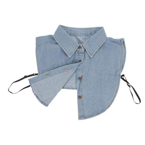 FRCOLOR Abnehmbarer Kragen Für Damen Falscher Hemdkragen Aus Entfernbare Dekorative Kragen Für Bluse Und Pullover von FRCOLOR