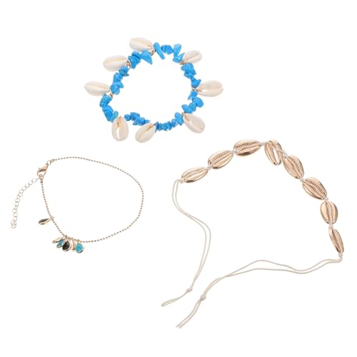 FRCOLOR Boho Fußkettchen für Frauen Modisches Fußschmuck Kreatives Fußanhängerkette Langlebiges Design für Strand und Urlaub von FRCOLOR