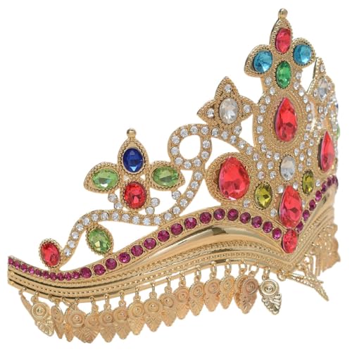 FRCOLOR Boho mit Strass Leichter Hochzeitsschmuck Elegantes Diadem für Mädchen Party und Festkopfschmuck Komfortables Langlebiges Haarschmuck Accessoire von FRCOLOR