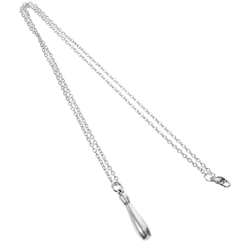 FRCOLOR Bowling Charm Halskette aus Langlebiger Legierung Modischer Anhänger Sportliches Accessoire für Herren Vielseitig Kombinierbar für Bowlingfans von FRCOLOR