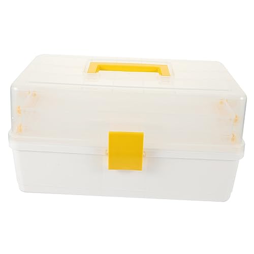 FRCOLOR Box Desktop-Kosmetikhalter Kopfbedeckung Organizer Haarspangen Etui Aufbewahrungsbehälter Zuverlässiger Aufbewahrungshalter Kunststoff-Aufbewahrungskoffer Haar-Accessoires von FRCOLOR