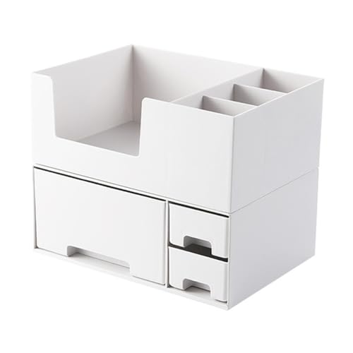 FRCOLOR Box Kosmetik Aufbewahrungsbox Set Deckel Make Up Pinsel Reiseetui Make Up Pinselhalter Parfüm Organizer Make Up Organizer Für Den Schreibtisch Make Up Organizer von FRCOLOR