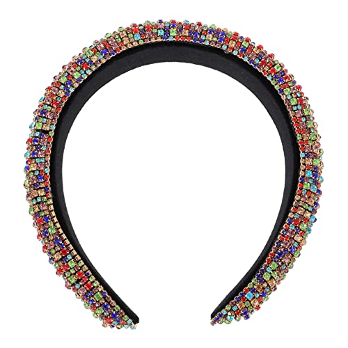 FRCOLOR Strass-stirnband Für Frauen Haarband Haar-accessoire Cosplay-haarband Strass-besetzter Haarreif von FRCOLOR