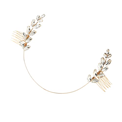 FRCOLOR Brautkamm haarschmuck elegant kapuzenpullover schöning haar klammerm Tiaras Barrettes Französische Haarkämme für Frauen Zubehör Kopfschmuck für die Braut Hochzeitshaarkamm Golden FRCOLOR Brautkamm haarschmuck elegant kapuzenpullover schöning haar klammerm Tiaras Barrettes Französische Haarkämme für Frauen Zubehör Kopfschmuck für die Braut Hochzeitshaarkamm Golden von FRCOLOR