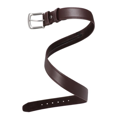 FRCOLOR Geldgürtel Mit Versteckter Tasche Für Männer Aus Pu Gefertigt Mit Reißverschluss Sicherer Reisebund Für Bargeld Und Wertsachen von FRCOLOR