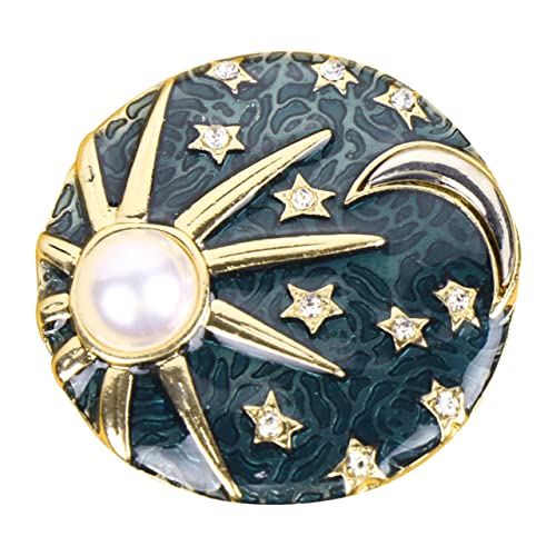 FRCOLOR Sonne Mond Brosche Legierung Dekorative Kleiderbrosche für Frauen und Mädchen Vielseitiges Accessoire für Hochzeiten Partys Taschen und FRCOLOR Sonne Mond Brosche Legierung Dekorative Kleiderbrosche für Frauen und Mädchen Vielseitiges Accessoire für Hochzeiten Partys Taschen und von FRCOLOR