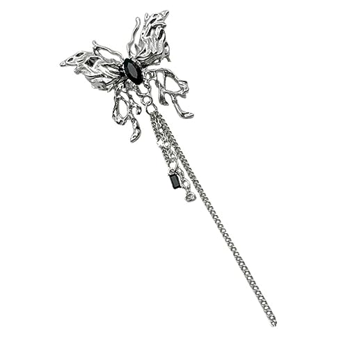 FRCOLOR Schmetterlingsbrosche Metall mit Quasten Anstecknadel für Damen Brosche für Kleidung Schals und Rucksäcke von FRCOLOR