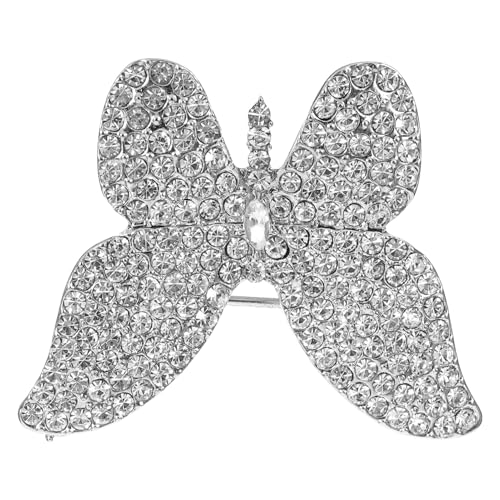 FRCOLOR Brosche mit Strass für Hochzeiten Vielseitige Modeaccessoires für Jacken Kleider Schals und Blusen von FRCOLOR