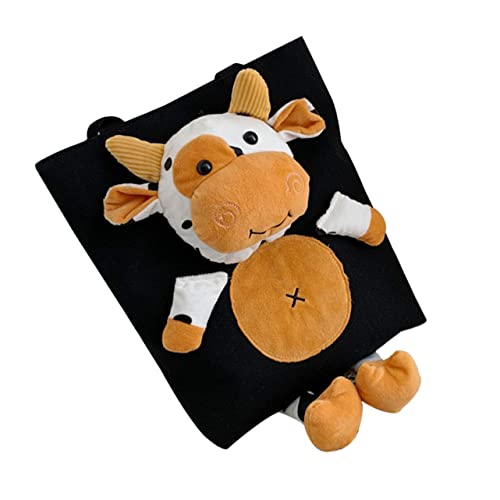 FRCOLOR Canvas Crossbody Bag Damen Umhängetasche Kuhmuster Stylische Schultertasche mit Stauraum Freizeit Shopping von FRCOLOR