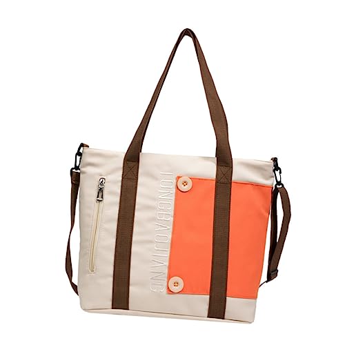 FRCOLOR Canvas Einkaufstasche Für Outdoor-aktivitäten Mehrzweck-Handtasche Aus Canvas Einkaufstasche Für Täglichen Gebrauch Robuste Tragetasche Für Reisen Und Freizeit Mit Viel von FRCOLOR