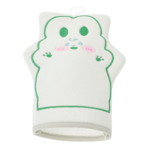 FRCOLOR Cartoon Duschhandschuh für Kinder Körperpeelinghandschuh Atmungsaktiv aus Stoff Peelinghandschuh für Sanfte Hautschrubbhandschuh für Dusche und Bad von FRCOLOR