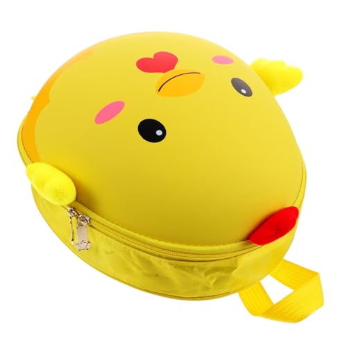 FRCOLOR Cartoon Rucksack Junge Mädchen Eier-Shell Huhn Praktischer Langlebiger Schulrucksack Für Jungen Und Mädchen Niedliches Design Für Schule Freizeit Und Ausflüge Robustes Langlebiges von FRCOLOR