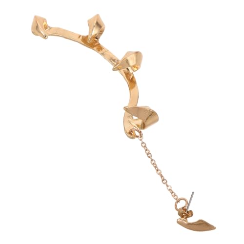 FRCOLOR Claw Ear Cuff Damen Ohrclip Piercing Krallenform Ohrmanschette aus Legierung Sicherer Halt Hochzeit und Abendohrringe für Partys und Formelle Anlässe von FRCOLOR