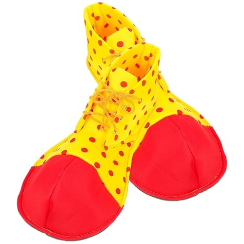 FRCOLOR Clown Schuhe Party Halloween Kostüm Erwachsene Bühnenperformance Requisiten Cosplay Schuhe für Karneval Fasching Show von FRCOLOR
