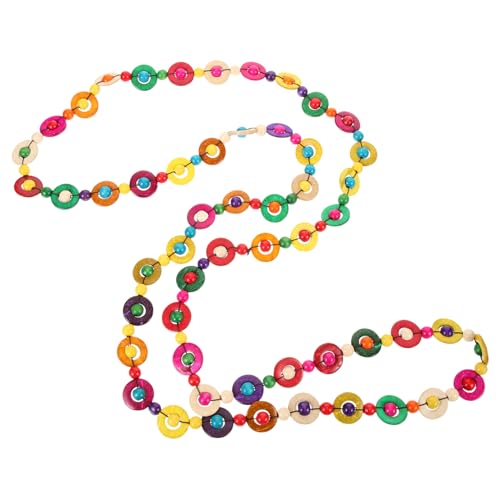 FRCOLOR Retro Böhmische Halskette Aus Kokosnuss Schalen Für Damen Handgefertigter Schmuck Stilvolle Perlenhalskette Für Frauen Für Strand Und Alltagsmode von FRCOLOR