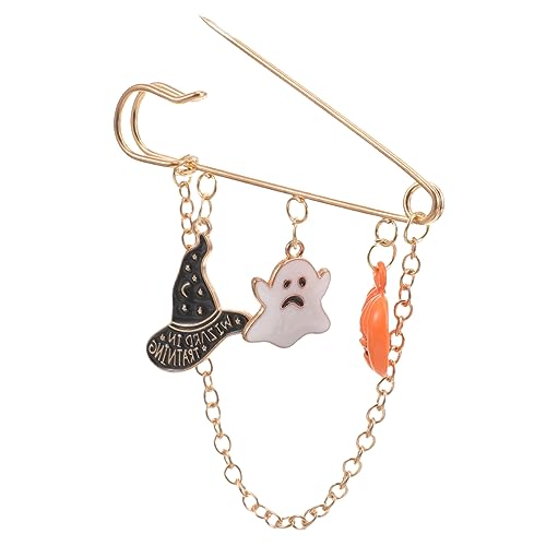 FRCOLOR Cool Halloween Brosche Pin Stylische Anstecknadel für Kleidung Schal und Hut Langlebig Farbbeständig Modisches Accessoire für Damen und Herren Vielseitig Einsetzbar von FRCOLOR