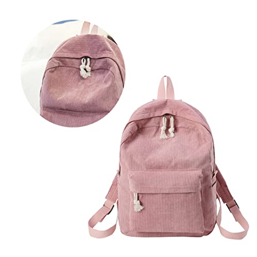 FRCOLOR Cord-Rucksack Multifunktionstasche Modischer Damenrucksack Für Mädchen Und Studentinnen Mit Diebstahlschutzfunktion Großem Stauraum Für Bücher Und Elektronik von FRCOLOR