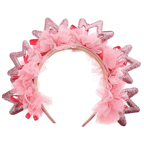 FRCOLOR Cosplay-Stirnband Sport-Stirnband für Frauen Mädchenkrone Strasshaarband Rave party kopfschmuck haarband pink stutzenhalter Stirnbänder für Damen Diademe für Mädchen Stoff Rosa FRCOLOR Cosplay-Stirnband Sport-Stirnband für Frauen Mädchenkrone Strasshaarband Rave party kopfschmuck haarband pink stutzenhalter Stirnbänder für Damen Diademe für Mädchen Stoff Rosa von FRCOLOR