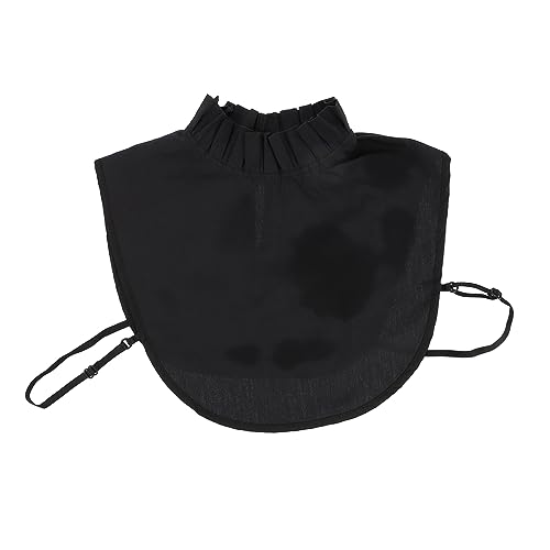 FRCOLOR Damen Fake Chiffon mit Rüschendetails Abnehmbarer Stehkragen für Blusen Oberteile Kleider Vielseitiges Kostümzubehör für Feiern Hochzeiten von FRCOLOR