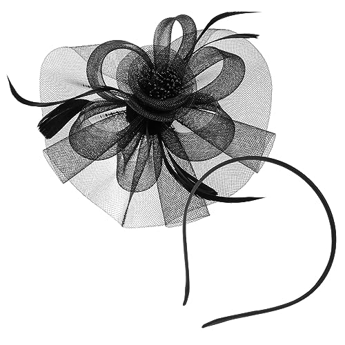 FRCOLOR Braut-kopfschmuck Fascinator für Damen Blumen-mitte für Teeparty und Hochzeit von FRCOLOR