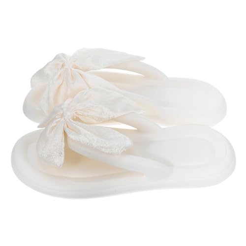 FRCOLOR Damen Platform Sandalen Sommer Open Toe mit Großem Schleifen Detail Weiche Sohle Rutschfest Leichte Flatform für Urlaub Strand Hochzeit Outdoor FRCOLOR Damen Platform Sandalen Sommer Open Toe mit Großem Schleifen Detail Weiche Sohle Rutschfest Leichte Flatform für Urlaub Strand Hochzeit Outdoor von FRCOLOR