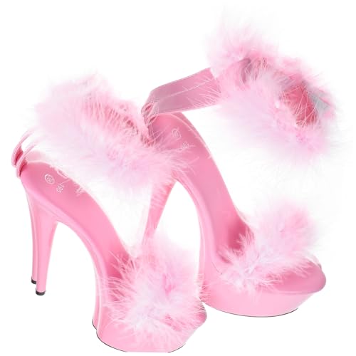 FRCOLOR Damen Sandalen Hochhackige Wasserdichte Plateau Sandaletten Sommerschuhe Elegant und Komfortabel für Frauen und Mädchen Zufällige Farbe von FRCOLOR