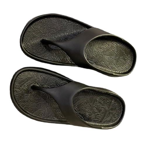 FRCOLOR Damen Sommer Slippers mit Dicker Sohle Rutschfest Leichte Strandpantoletten Flops Klassisch Komfortabel Modisch von FRCOLOR