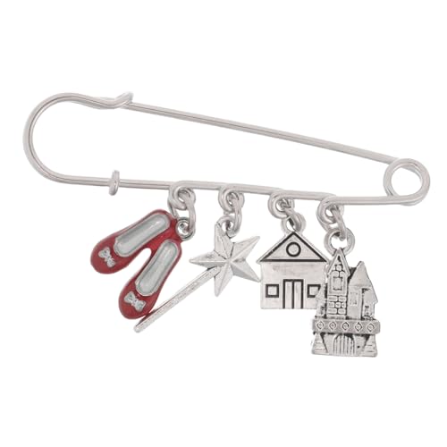 FRCOLOR Brosche Balletttänzer-zauberstab-metall-kleidung-anhänger Für Pullover Mäntel Schals Dekorative Anstecknadel Schuhanhänger von FRCOLOR