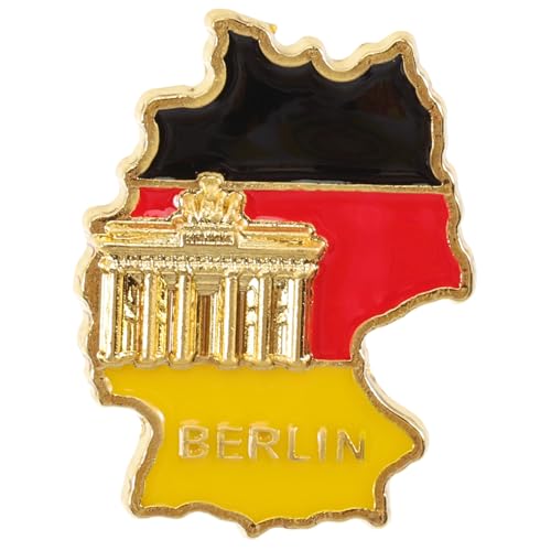 FRCOLOR Deutschland Flaggen Brosche Anstecker Metall Pin für Herren Damen Patriotisches Accessoire für Kleidung Jacken Taschen FRCOLOR Deutschland Flaggen Brosche Anstecker Metall Pin für Herren Damen Patriotisches Accessoire für Kleidung Jacken Taschen von FRCOLOR