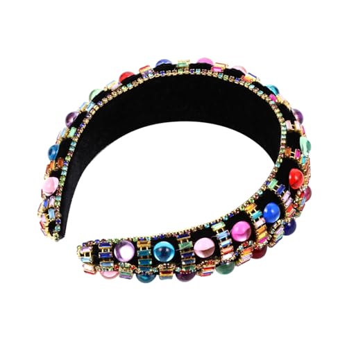 FRCOLOR Diamant-stirnband Modische Stirnbänder Für Frauen Strass-stirnbänder Für Frauen Schmuck Stirnband Verschönert Vintage-stirnbänder Für Frauen Braut Mode Klauenkette Strasssteine von FRCOLOR