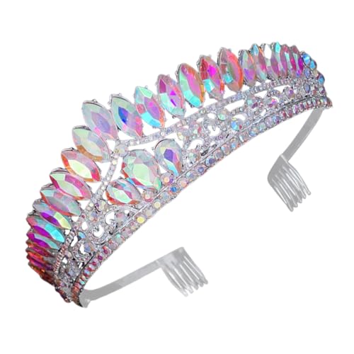 FRCOLOR Diamantkrone Haarkamm Haarschmuck Für Mädchen Tiara Kostümkrone Kronen Für Blumensträuße Tiara Für Frauen Quinceanera Tiara Mädchen Tiara Silberner Strass FRCOLOR Diamantkrone Haarkamm Haarschmuck Für Mädchen Tiara Kostümkrone Kronen Für Blumensträuße Tiara Für Frauen Quinceanera Tiara Mädchen Tiara Silberner Strass von FRCOLOR