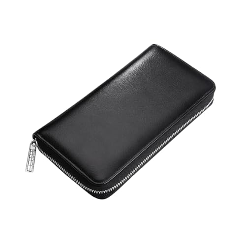 FRCOLOR Diebstahl Geldbörse mit Reißverschluss Multifunktionale Unisex Kartentasche mit Mehreren Taschen für Kreditkarten Bargeld Große Kapazität von FRCOLOR