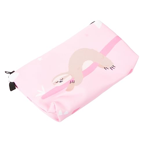 FRCOLOR Digitaldruck-faultier Clutch Für Damen Rasierbeutel Tragbare Aufbewahrungstasche Kosmetiktasche Für Damen Beutel Für Menstruationstassen Polyester Toilettenartikel Reisen Bilden von FRCOLOR