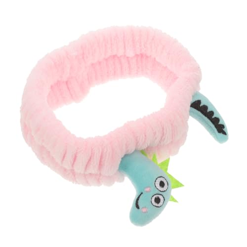 FRCOLOR Kawaii Dinosaurier Haarband für Damen Lustiges Cartoon Stirnband für Make-up Gesichtsreinigung und Spa Dehnbares und Bequemes Accessoire für Partys und Besondere Anlässe von FRCOLOR