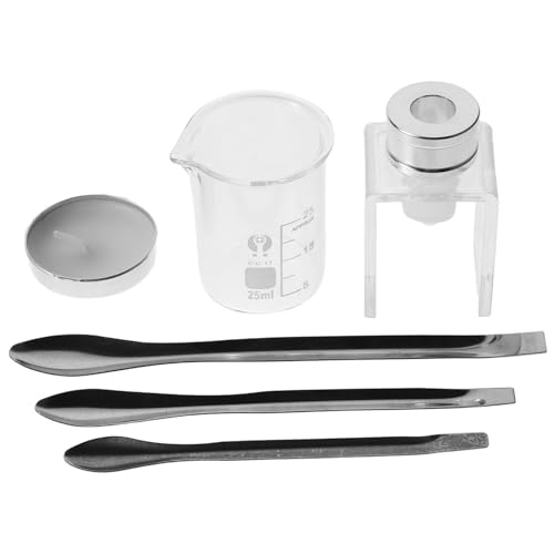 FRCOLOR Diy-lippenstift-reparaturset Mit Formen Zur Lippenstiftherstellung Messbecher Wachs-kerzenform Und Löffel Für Bastelwerkzeug Zum Selbermachen von FRCOLOR