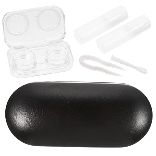 FRCOLOR Schlankes Brillenetui – Brillen-Organizer Mit Doppeltem Verwendungszweck Hartschalenetui Für Sonnenbrillen Tragbarer Brillenbehälter Reise-brillenetui Mit Separatem Fach von FRCOLOR