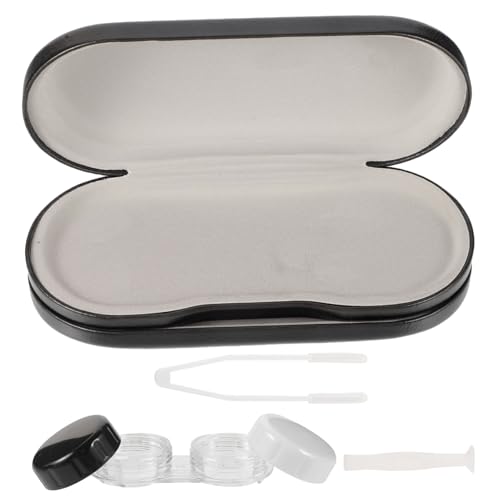 FRCOLOR Doppelschichtiges Brillenetui Tragbarer Brillen-Organizer Aus Hartschalen Brillenbox Mit Doppeltem Verwendungszweck Für Reisen Und Zuhause FRCOLOR Doppelschichtiges Brillenetui Tragbarer Brillen-Organizer Aus Hartschalen Brillenbox Mit Doppeltem Verwendungszweck Für Reisen Und Zuhause von FRCOLOR