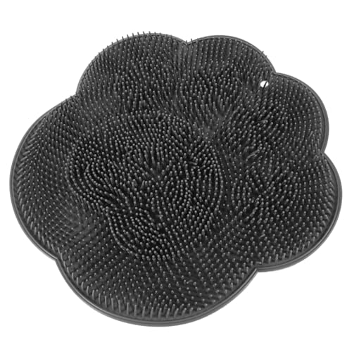 FRCOLOR Dusch-fußschrubbermatte Mit Saugnapf Rückenschrubber Aus Silikon Für Duschwände Massage-matte Für Badewanne Anti-rutsch-fußmatte Leicht Zu Reinigen von FRCOLOR