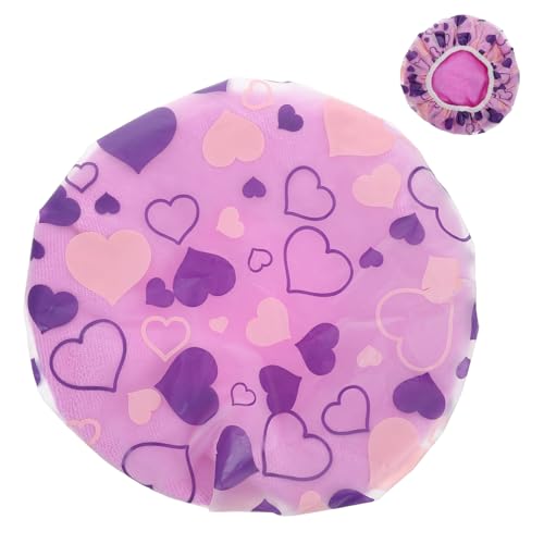 FRCOLOR Duschhaube weiche Hausschuhe Stilleinlagen für Frauen USB-Lüfter Dicke Handtuchhaube Wasserdichte Badekappe Damenhüte Mode Haarabdeckung für die Dusche Korallenvlies Violet FRCOLOR Duschhaube weiche Hausschuhe Stilleinlagen für Frauen USB-Lüfter Dicke Handtuchhaube Wasserdichte Badekappe Damenhüte Mode Haarabdeckung für die Dusche Korallenvlies Violet von FRCOLOR