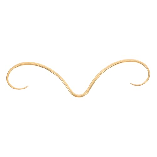 FRCOLOR Edelstahl Septum Nasenring mit Einzigartigem Schnurrbart design Modisches Piercing Schmuckstück für Damen und Herren Vielseitig Tragbarer Fake Nasenring für Stilvolle von FRCOLOR