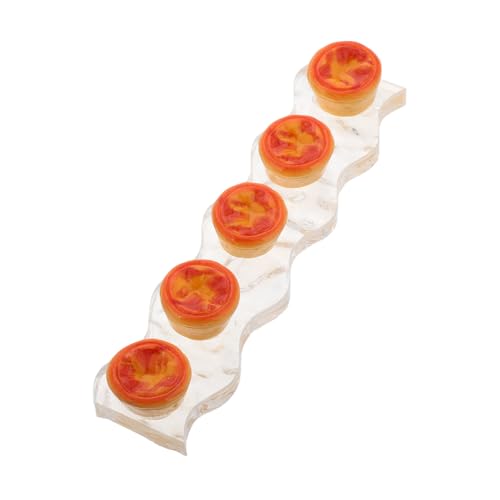 FRCOLOR Eierkuchen-maniküre-stifthalter Nagelfreie Haken Halterung Haken Hochzeits-essstäbchen Clown-parkkarte Nagelkunst-stifthalter Aufkleber Für Parkschilder Mini-zahnbürsten Acryl von FRCOLOR