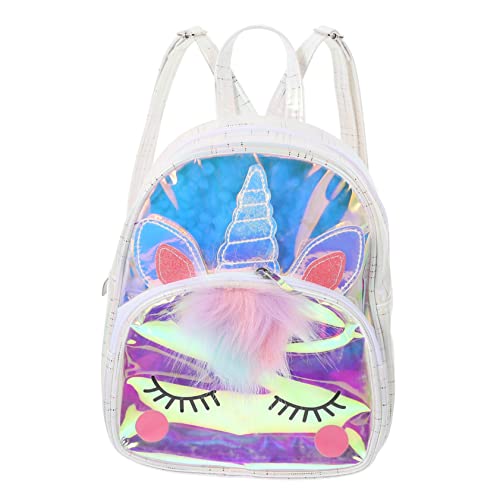 FRCOLOR Einhorn Schulrucksack Für Mädchen Leicht Und Tragbar Mit Verstellbaren Trägern Aus Strapazierfähigem Material Einfach Abwischbar Für Outdoor Und Aufbewahrung von FRCOLOR