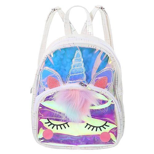FRCOLOR Einhorn Schulrucksack Für Mädchen Leicht Und Tragbar Mit Verstellbaren Trägern Wasserabweisendes Material Für Täglichen Gebrauch Und Ausflüge von FRCOLOR